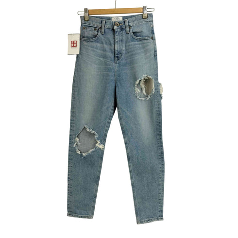 ジェイダ GYDA サイドダメージペグトップデニムパンツ レディース JPN:XS