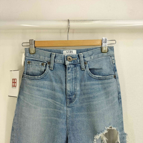 ジェイダ GYDA サイドダメージペグトップデニムパンツ レディース JPN:XS