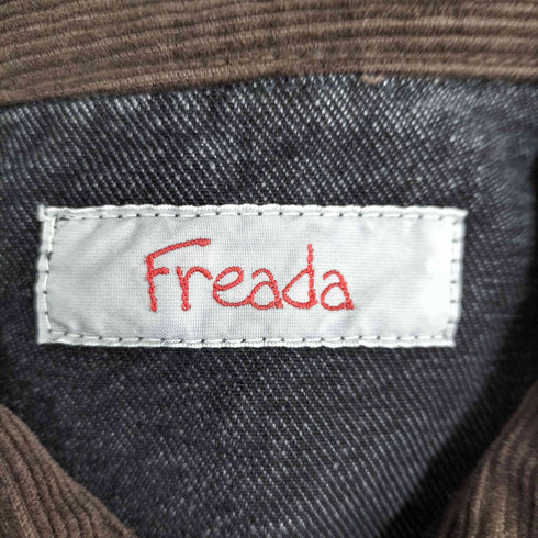 フリーダ Freada チェーンステッチ 襟コーデュロイ デニムジャケット メンズ ONE SIZE