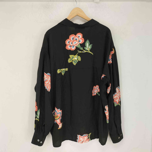 ワイズフォーメン Ys for men 総柄レーヨン L/S 開襟シャツ メンズ 3