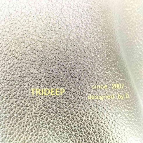 トライディープ trideep メタリック レザー トートバッグ レディース