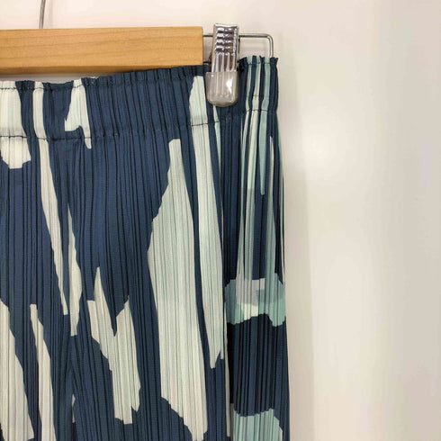 プリーツプリーズイッセイミヤケ PLEATS PLEASE ISSEY MIYAKE 25ss Refraction Pant Grayish Navy レディース JPN:4