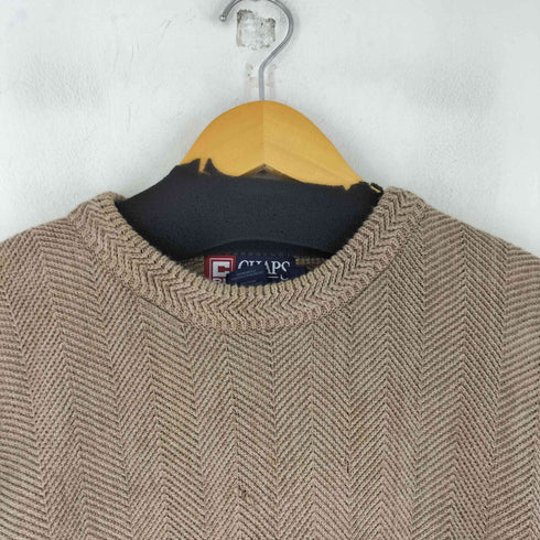 チャップスラルフローレン CHAPS RALPH LAUREN ヘリンボーン コットンニット メンズ JPN:XXL