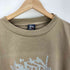 ステューシー Stussy 90S 紺タグ OLD USA製 ショーンフォント ロゴ プリント Tシャツ 裾袖シングル メンズ import:S