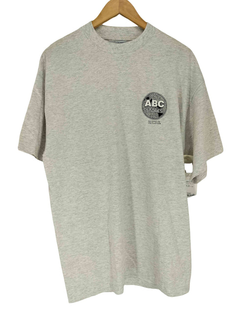 ABC Design USA製 90s コットン 袖裾シングル 半袖Tシャツ カットソー メンズ XL