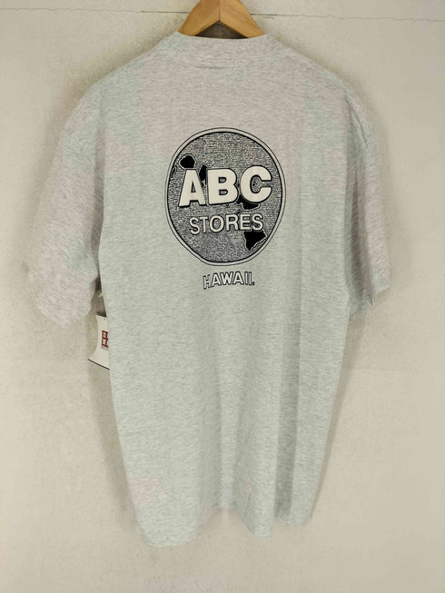 ABC Design USA製 90s コットン 袖裾シングル 半袖Tシャツ カットソー メンズ XL