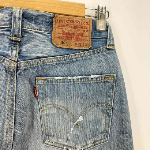 リーバイス Levis 501 ボタンフライストレートデニムパンツ メンズ 28×32