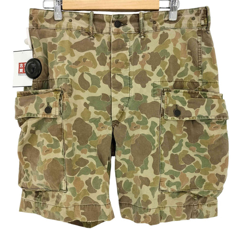 ダブルアールエルラルフローレン RRL RALPH LAUREN ダックハンターカモ カーゴショーツ メンズ 32