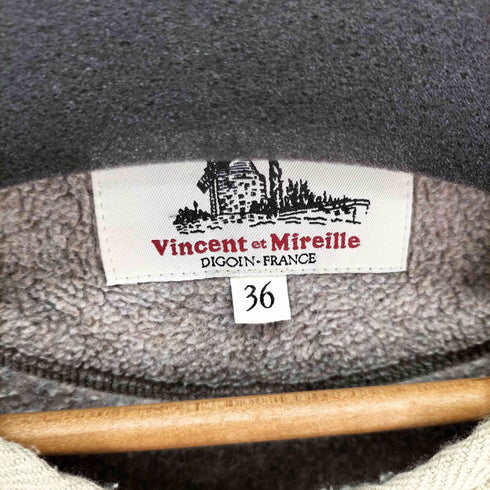 ヴァンソンエミレイユ Vincent et Mireille T/R フリース ジャケット FLEECE CARDIGAN レディース JPN:36