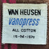 ヴァンヒューゼン VAN HEUSEN 60s vanopressタグ マドラスチェック フロントダブルフラップポケット L/S オープンカラーシャツ メンズ import:M