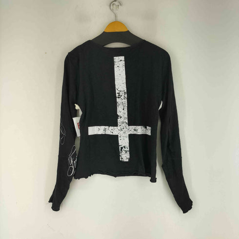 TYPE SHDE CROSS OF REBELLION LONG T SHIRT BLACK メンズ