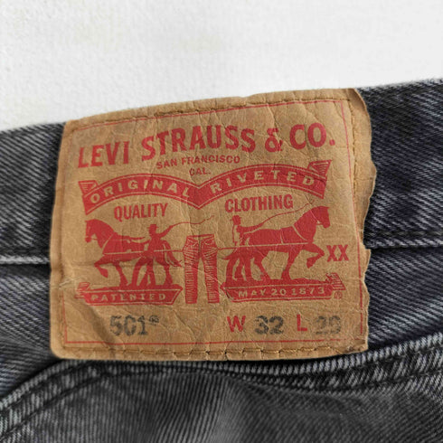 リーバイス Levis 赤タブ 501 ストレートデニムパンツ メンズ 32×29