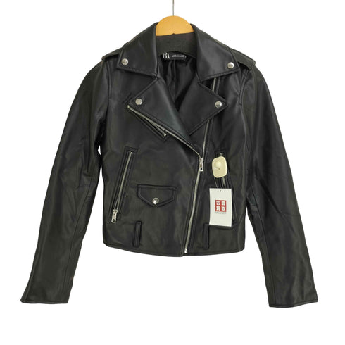 ザラ ZARA FAUX LEATHER JACKET レディース import:XS