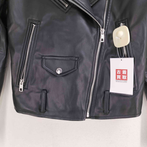 ザラ ZARA FAUX LEATHER JACKET レディース import:XS