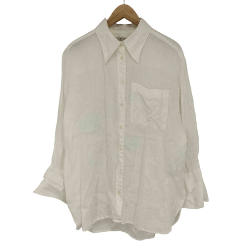 バナナリパブリック BANANA REPUBLIC L/S リネンシャツ メンズ import:M