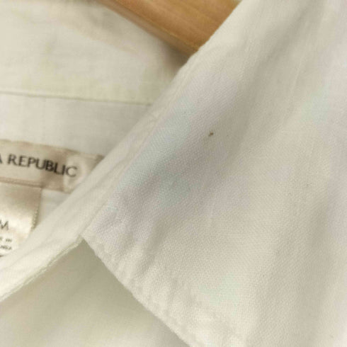 バナナリパブリック BANANA REPUBLIC L/S リネンシャツ メンズ import:M