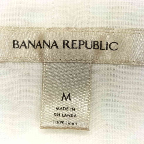 バナナリパブリック BANANA REPUBLIC L/S リネンシャツ メンズ import:M