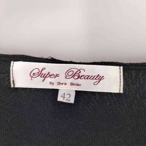 スーパービューティ super beauty フーデッドレーヨンカーディガン Y2K レディース 42