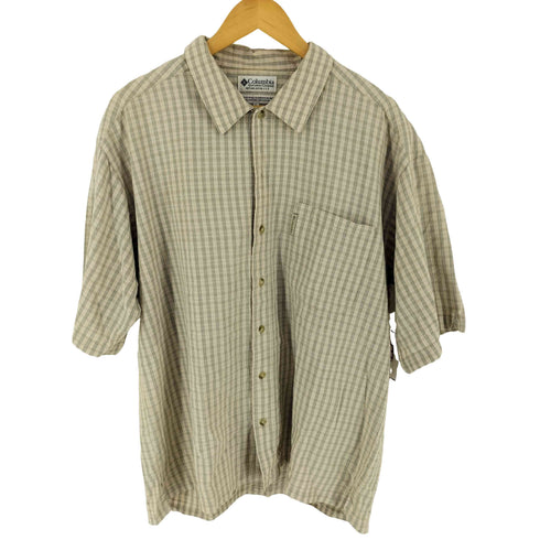 コロンビア Columbia ボタンダウンチェックシャツ メンズ L