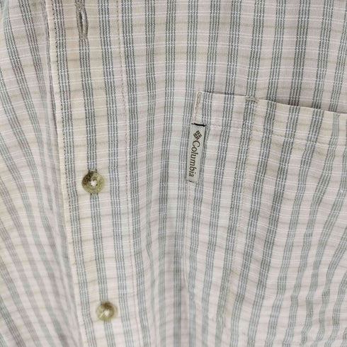 コロンビア Columbia ボタンダウンチェックシャツ メンズ L