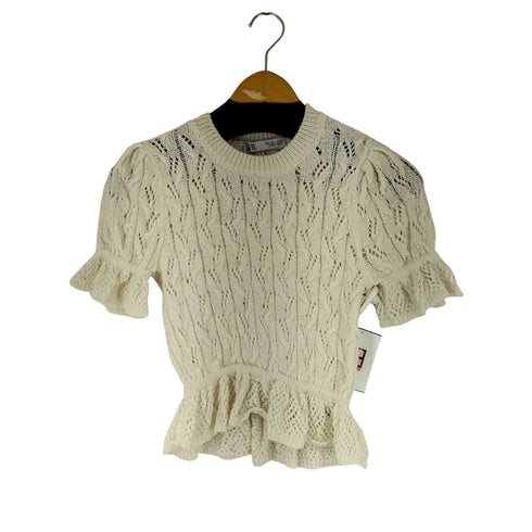 ザラ ZARA レース編み サマーニット トップス レディース import:S