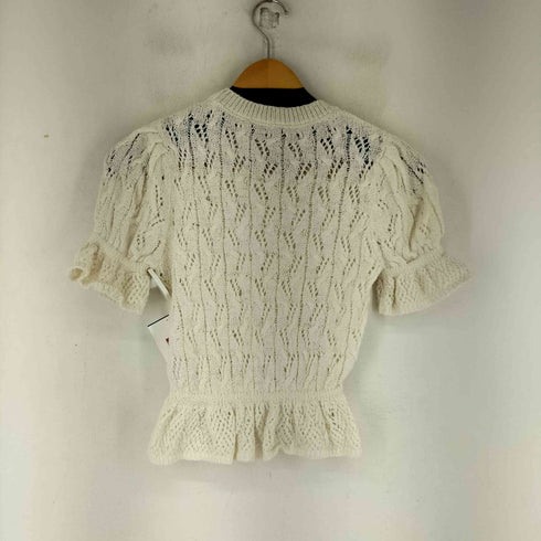 ザラ ZARA レース編み サマーニット トップス レディース import:S