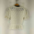 ザラ ZARA レース編み サマーニット トップス レディース import:S