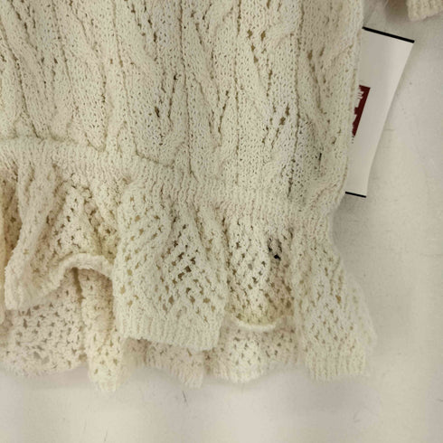ザラ ZARA レース編み サマーニット トップス レディース import:S