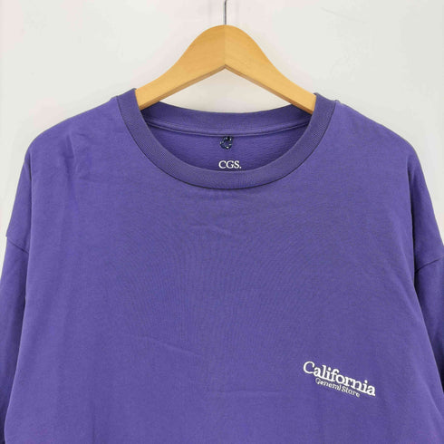 California General Store オーガニックコットン ロゴ ロングスリーブTシャツ メンズ import:L