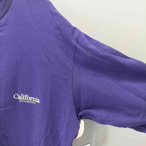 California General Store オーガニックコットン ロゴ ロングスリーブTシャツ メンズ import:L