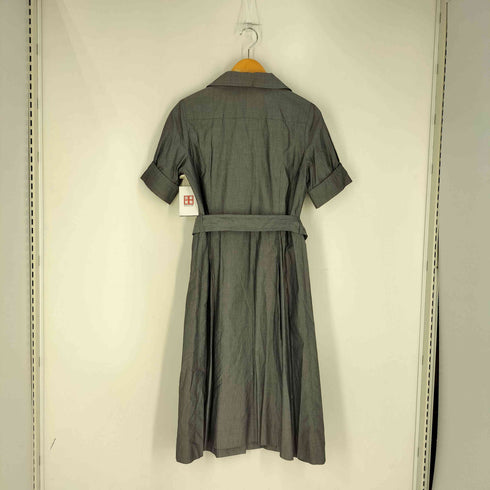 スキャパ SCAPA ベルト付き シャツワンピース レディース JPN:40