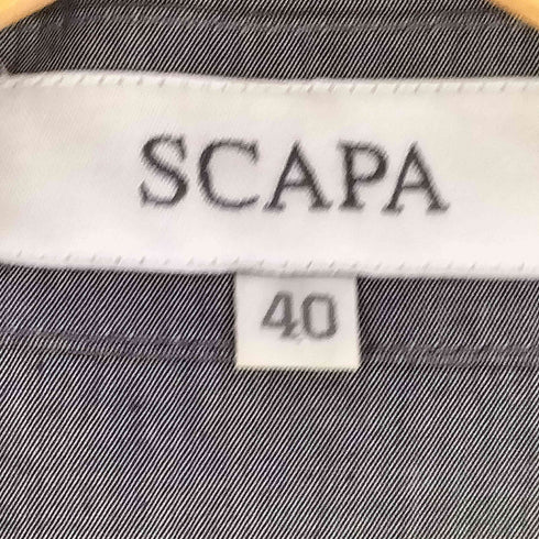 スキャパ SCAPA ベルト付き シャツワンピース レディース JPN:40