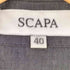 スキャパ SCAPA ベルト付き シャツワンピース レディース JPN:40