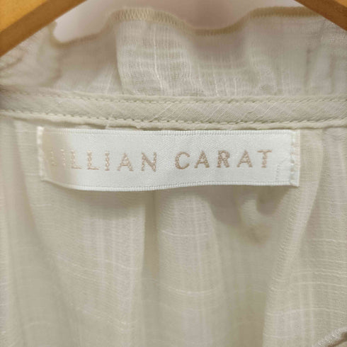 リリアンカラット LILLIAN CARAT ボウタイ フリル シアー ワンピース レディース JPN:1