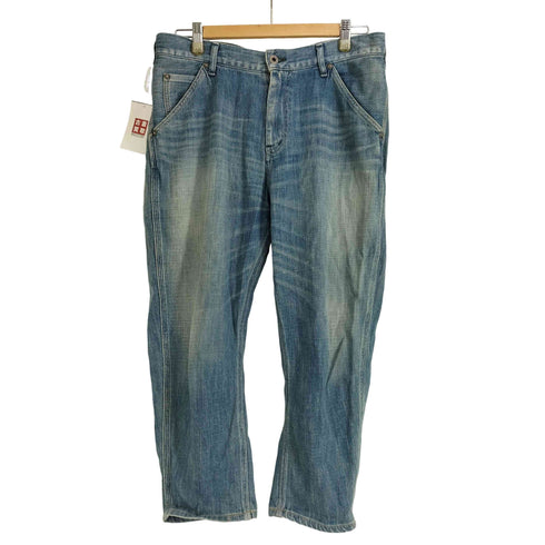 ジョンブル Johnbull スリークォーターワーク デニムパンツ メンズ JPN:L