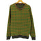 キャバン CABaN 21AW コットンカシミヤ フラワータイルジャカード クルーネックプルオーバー メンズ import:M
