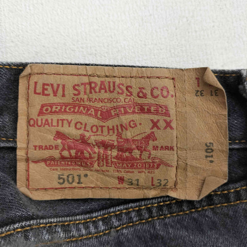 リーバイス Levis 赤タブ 501 ストレートデニムパンツ メンズ 31/32