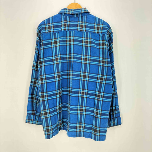 シアーズ Sears 70s チェック シングルポケット L/S レギュラーカラーシャツ メンズ import:XL