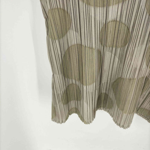 プリーツプリーズイッセイミヤケ PLEATS PLEASE ISSEY MIYAKE ドット柄 プリーツ タンクトップ レディース JPN:3