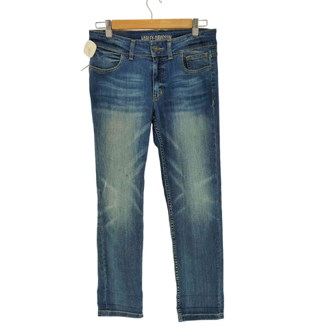 ハーレーダビッドソン HARLEY-DAVIDSON BOYFRIEND ストレッチデニムパンツ レディース 27