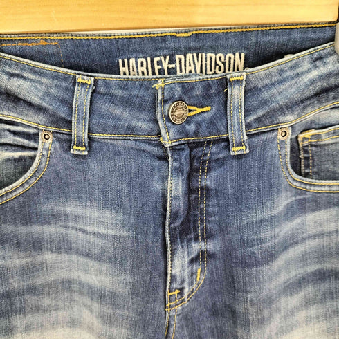 ハーレーダビッドソン HARLEY-DAVIDSON BOYFRIEND ストレッチデニムパンツ レディース 27