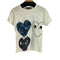 プレイコムデギャルソン PLAY COMME des GARCONS フロントプリント S/S Tシャツ レディース JPN:S