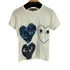 プレイコムデギャルソン PLAY COMME des GARCONS フロントプリント S/S Tシャツ レディース JPN:S