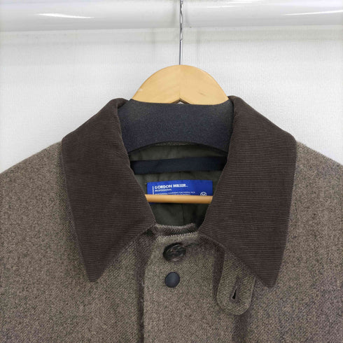 GORDON MILLER 襟コーデュロイ 切替 コート メンズ import:M