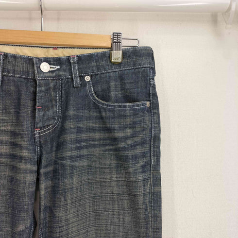 ジルサンダー JIL SANDER インディゴ ボタンフライデニムパンツ レディース W27 L34