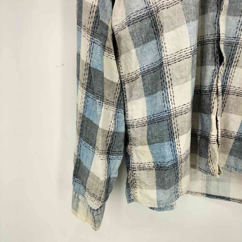 Winter king 50s~60s 三角タグ チェック シングルポケット L/S オープンカラーシャツ メンズ