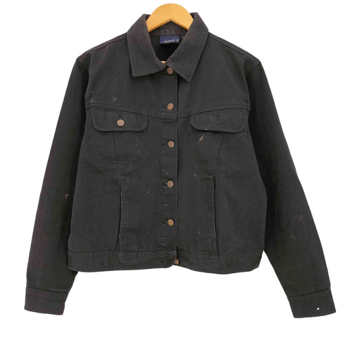 ビルブラス BILL BLASS 90s クロップド デニム トラッカージャケット メンズ import:L