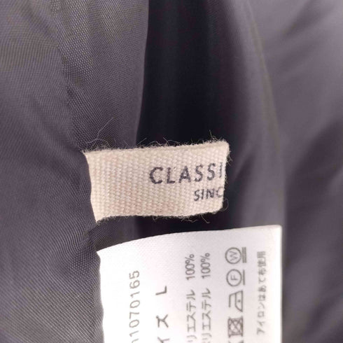 クラシカルエルフ CLASSICAL ELF 魅せ方、自由自在。襟2way比翼仕立てニットメルトンスタンドステンカラーコート レディース JPN:L