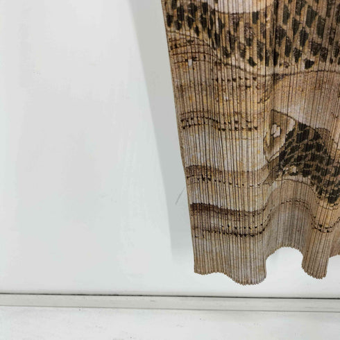 プリーツプリーズイッセイミヤケ PLEATS PLEASE ISSEY MIYAKE プリーツ 花 鯉 和柄 ノースリーブワンピース レディース JPN:3