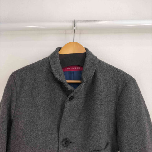 サージュデクレ SAGE DE CRET カシミヤ混 ウール チェスター コート メンズ JPN:S